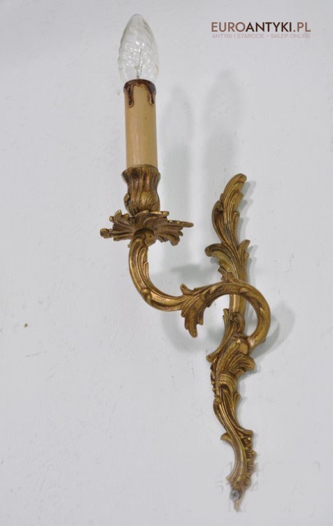 STARY KINKIET BAROK ROKOKO LAMPKA LAMPA Z LAT 1940