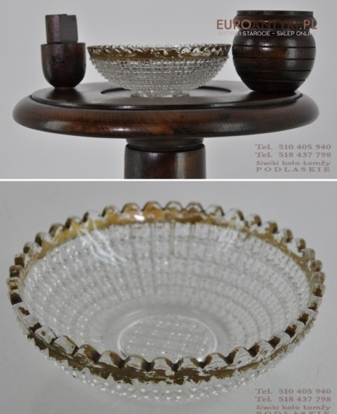 STARY STOLICZEK STOJAK STOJACZEK DLA PALACZA ANTYK