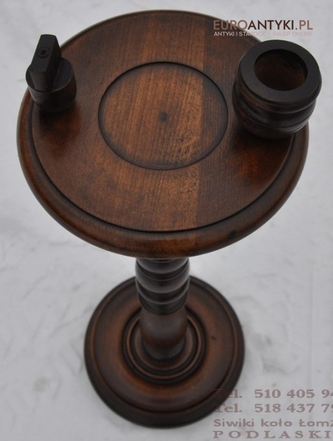 STARY STOLICZEK STOJAK STOJACZEK DLA PALACZA ANTYK