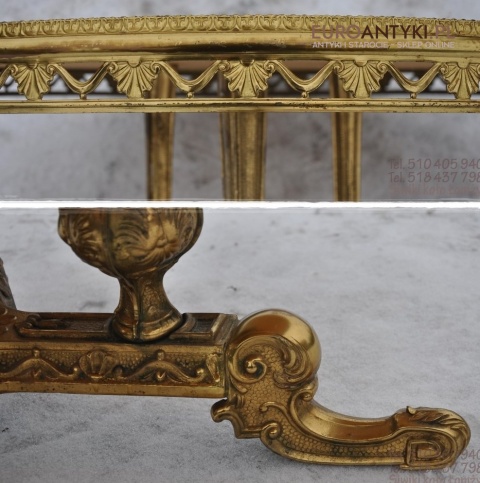 STARY STOLIK STOLICZEK SECESYJNY ONYX ONYKS ANTYK