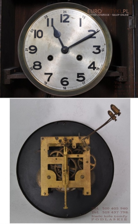 Zabytkowy zegar skrzniowy antyk muzealny do twojego domu