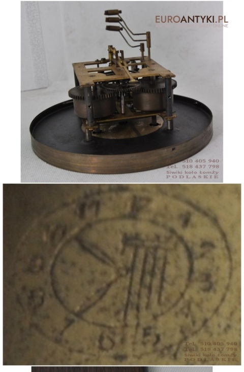 Zabytkowy zegar skrzniowy antyk muzealny do twojego domu