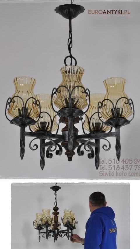 STARY ZYRANDOL LAMPA DO KARCZMY GOSPODY KNAJPY