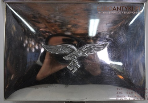 SZKATULKA SZKRZYNECZKA PAPIEROSNICA LUFTWAFFE