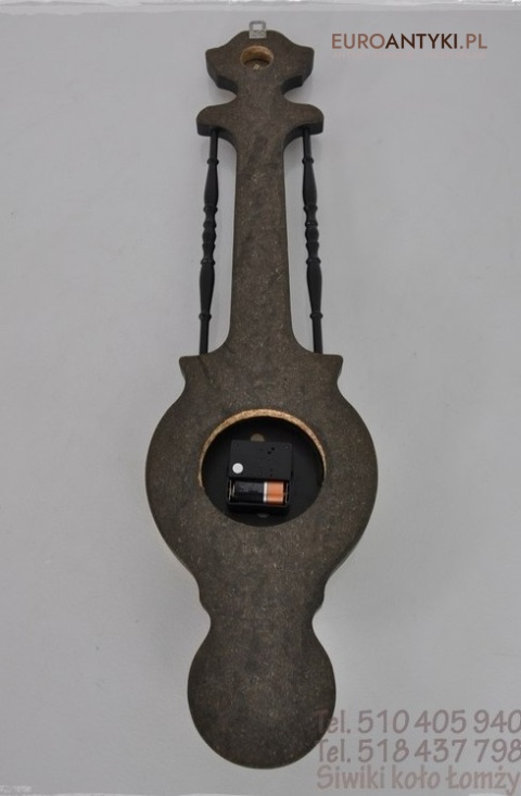 XXL STARY DUZY BAROMETR TERMOMETR ZEGAR STACJA XXL