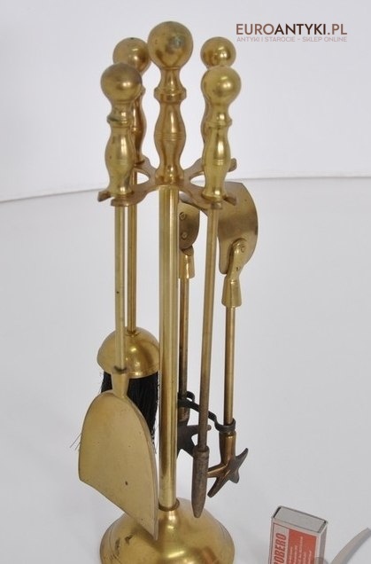 ZESTAW DO KOMINKA KOMPLET KOMINKOWY MOSIADZ