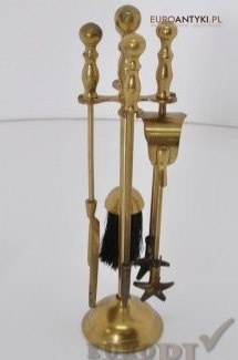 ZESTAW DO KOMINKA KOMPLET KOMINKOWY MOSIADZ