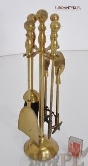 ZESTAW DO KOMINKA KOMPLET KOMINKOWY MOSIADZ