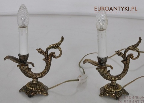 2 MALE MALUTKIE LAMPKI SECESYJNE VINTAGE LAMPS