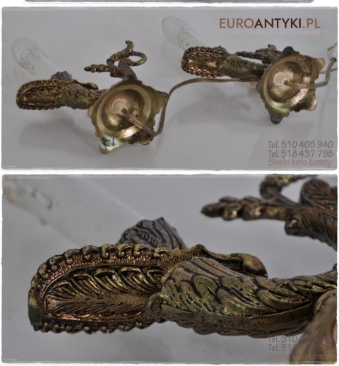 2 MALE MALUTKIE LAMPKI SECESYJNE VINTAGE LAMPS