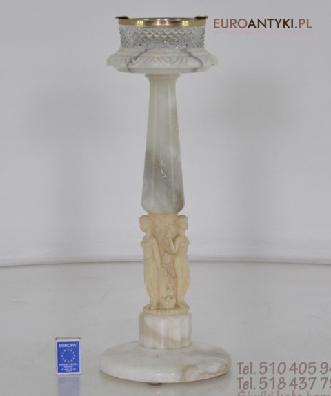 ANTYK MARMUROWA POPIELNICA POPIELNICZKA STOJACA XL