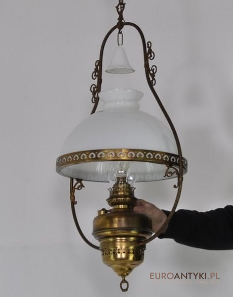 ANTYK SECESYJNA LAMPA SUFITOWA ART NOUVEAU SECESJA