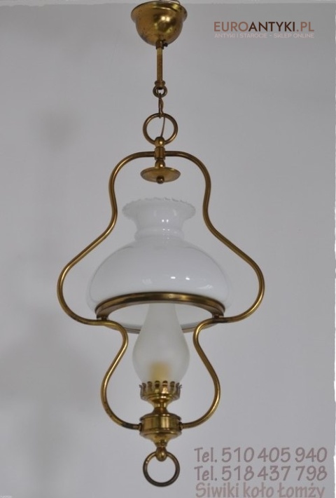 ANTYK STARA MALA LAMPKA LAMPA DO GANKA HOLU GANKU