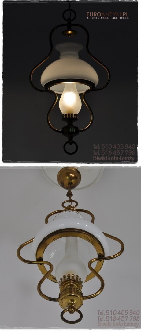 ANTYK STARA MALA LAMPKA LAMPA DO GANKA HOLU GANKU