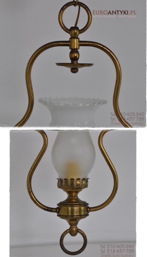 ANTYK STARA MALA LAMPKA LAMPA DO GANKA HOLU GANKU