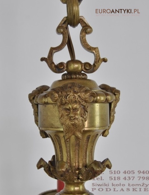 Ludwik XVI - pałacowy francuski żyrandol. Antyk Unikat