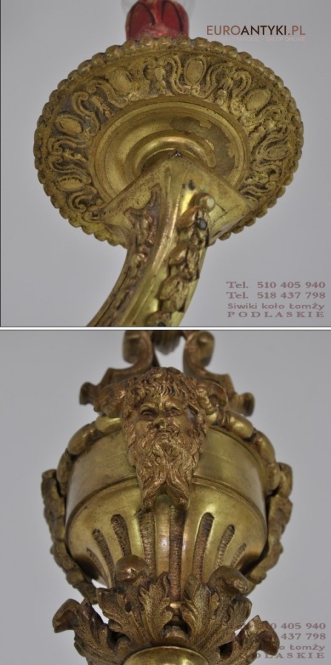 Ludwik XVI - pałacowy francuski żyrandol. Antyk Unikat