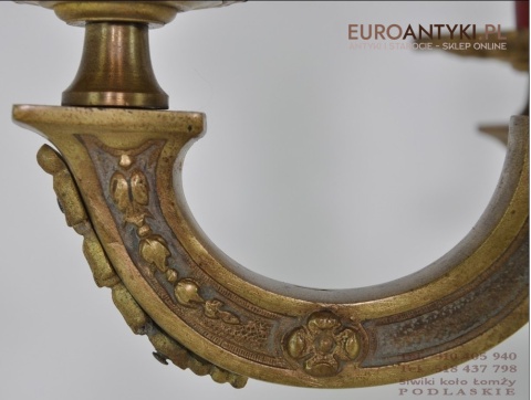 Ludwik XVI - pałacowy francuski żyrandol. Antyk Unikat