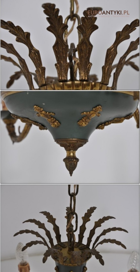 EMPIRE empir DUZY STARY ZYRANDOL ANGIELSKI ANTYK