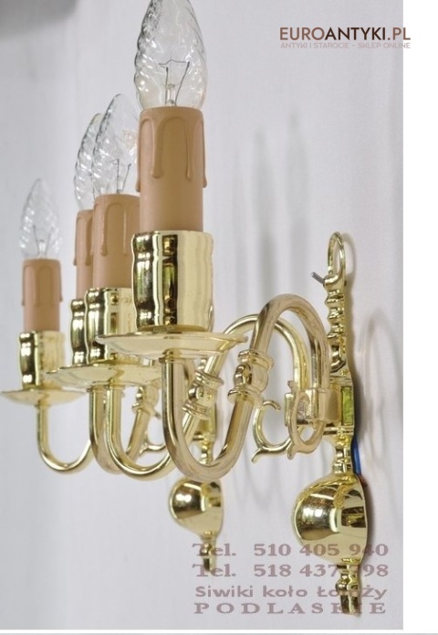 KINKIETY LAMPKI LAMPY NA SCIANE KINKIETY ZLOTE