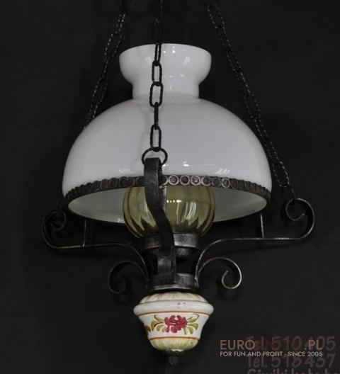 KUTA STARA LAMPA SUFITOWA RUSTYKALNA RUSTIC LAMP