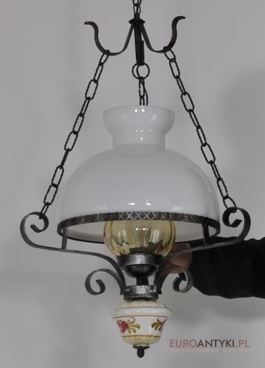 KUTA STARA LAMPA SUFITOWA RUSTYKALNA RUSTIC LAMP