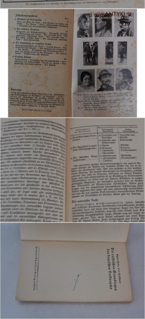 RASOWE FUNDAMENTY NARODU NIEMIECKIEGO 1934 r.