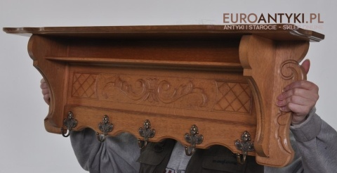 STARA DEBOWA GARDEROBA WIESZAKI HAKI WIESZAK