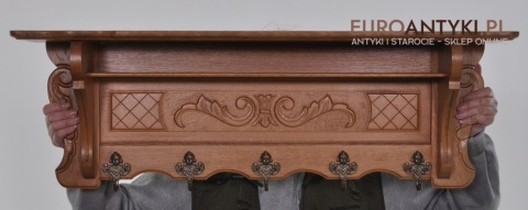 STARA DEBOWA GARDEROBA WIESZAKI HAKI WIESZAK