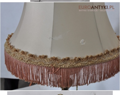 STARA DUZA LAMPKA LAMPA NA STOLIK MASYWNY BRAZ XL