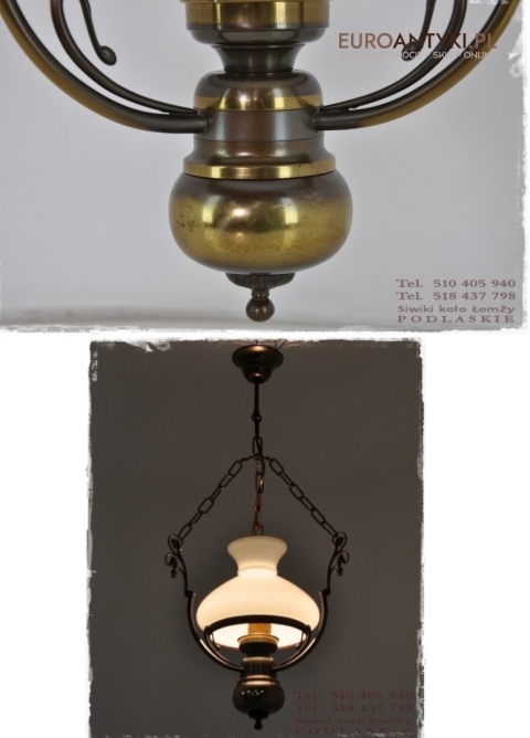 STARA KLASYCZNA LAMPKA LAMPA DO GANKU GANKA HOLU