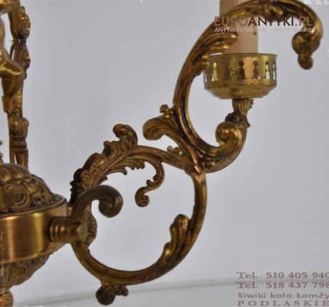 STARA LAMPA SUFITOWA ZYRANDOL BAROK ROKOKO ANTYK