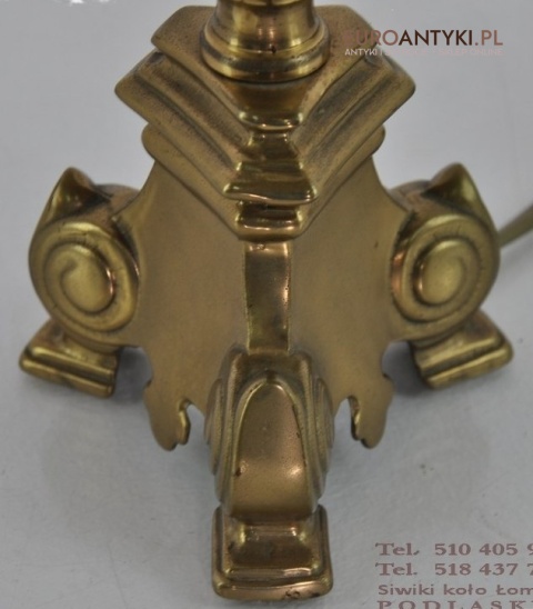 STARA LAMPKA LAMPA MOSIEZNA Z LAT 1940 ANTYK