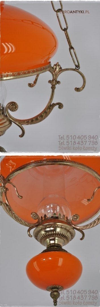 STARA POMARANCZOWA LAMPA DO GANKU GANKA HOLU