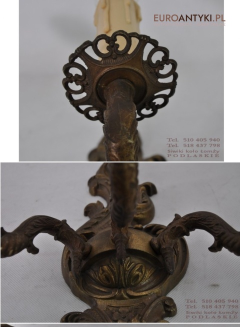 STARE KINKIETY LAMPKI LAMPY BAROKOWE BAROK ROKOKO
