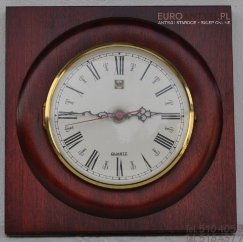 STARY ANGIELSKI WISZACY ZEGAR NA BATERIE ENGLAND