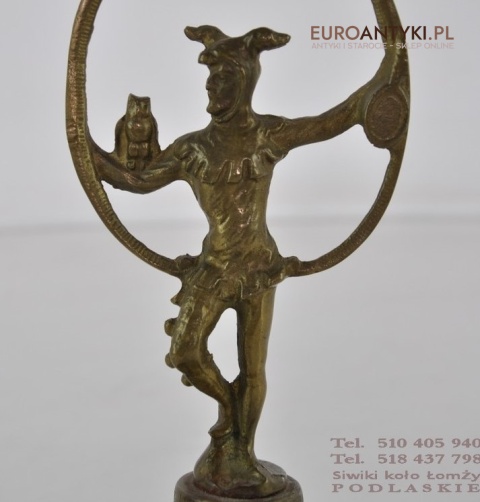 STARY SWIECZNIK JOKER CLOWN STANCZYK BLAZEN ANTYK