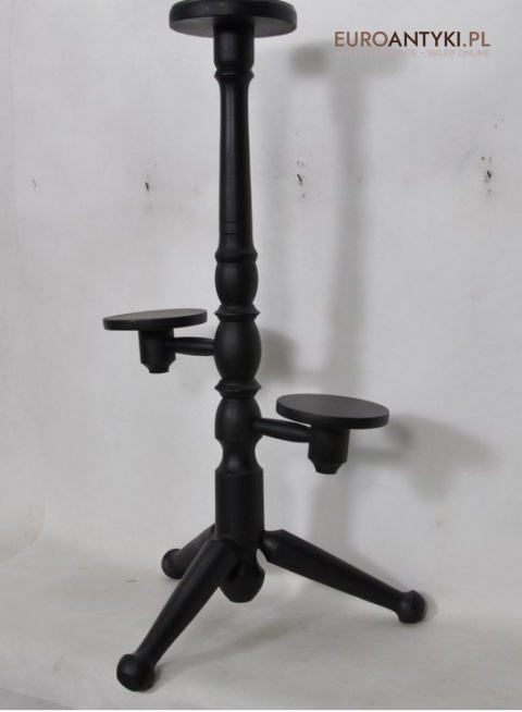 STARY drewniany STOJAK NA KWIATY KWIATKI KWIETNIK