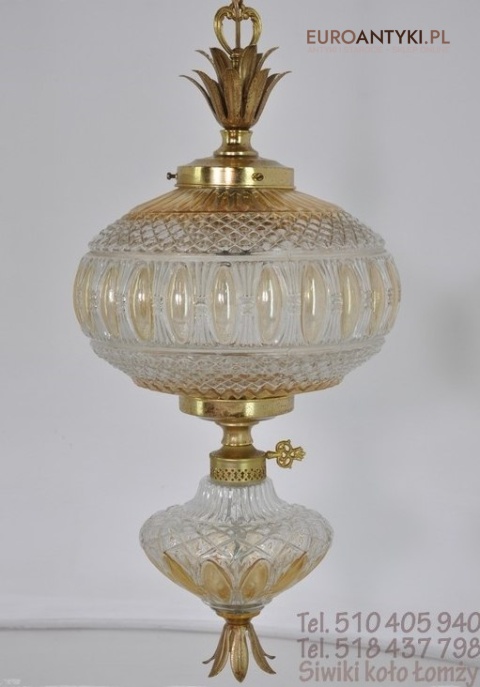 SZKLANA LAMPA DO GANKU GANKA HOLU SZKLANE KLOSZE