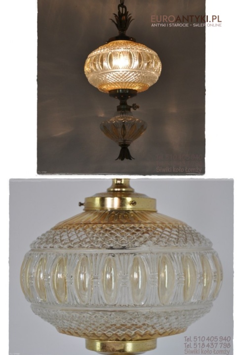 SZKLANA LAMPA DO GANKU GANKA HOLU SZKLANE KLOSZE