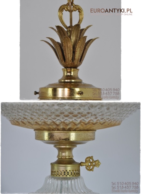 SZKLANA LAMPA DO GANKU GANKA HOLU SZKLANE KLOSZE