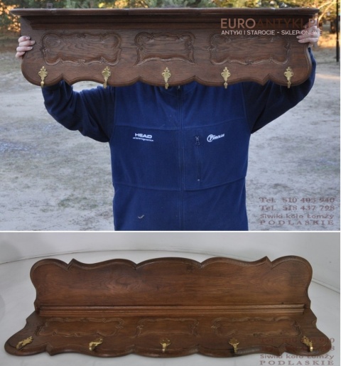 XL STARA GORALSKA GARDEROBA WIESZAKI HAKI WIESZAK