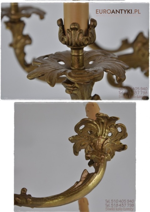 XXL GIGANT ANTYK STARY DUZY ZYRANDOL Z MOSIADZU