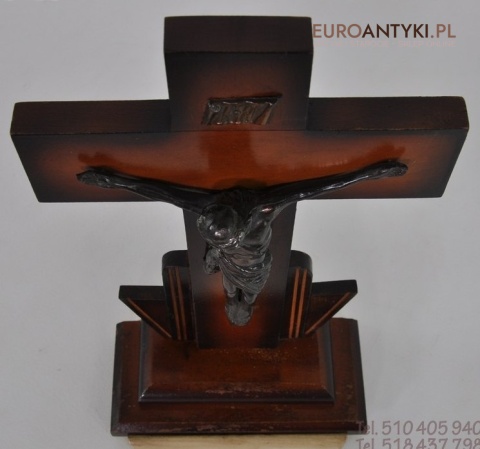 ANTYK DUZY STARY KRZYZYK KRZYZ PASYJKA Z LAT 1920