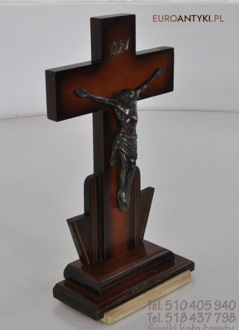 ANTYK DUZY STARY KRZYZYK KRZYZ PASYJKA Z LAT 1920