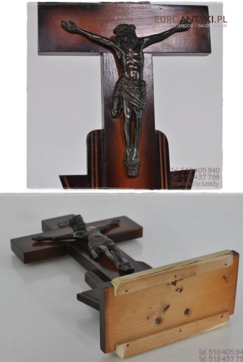 ANTYK DUZY STARY KRZYZYK KRZYZ PASYJKA Z LAT 1920