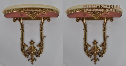 ANTYK STARA PAŁACOWA KONSOLA ONYX MOSIĄDZ ONYKS