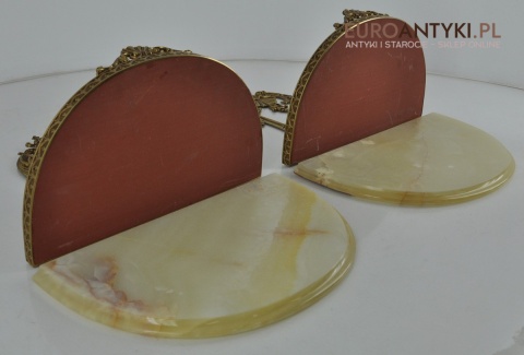 ANTYK STARA PAŁACOWA KONSOLA ONYX MOSIĄDZ ONYKS