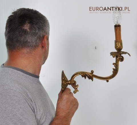 BAROK ROKOKO STARE KINKIETY LAMPKI LAMPY BAROKOWE