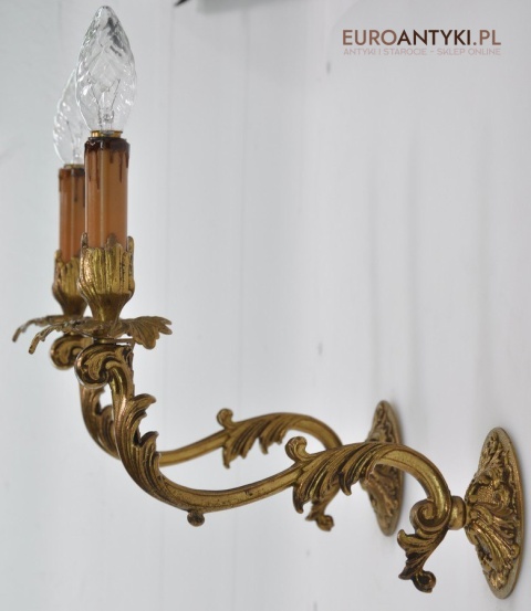 BAROK ROKOKO STARE KINKIETY LAMPKI LAMPY BAROKOWE